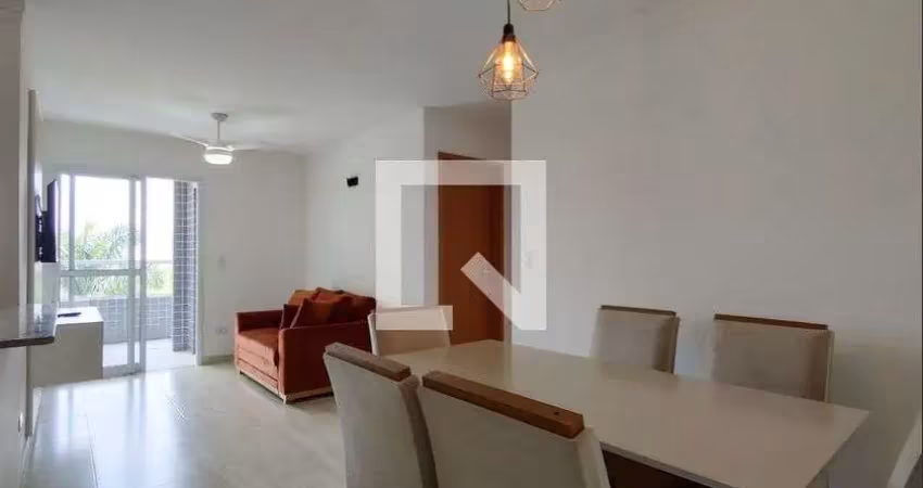 Apartamento para aluguel - nova mirim, 2 quartos,  90 m² - praia grande