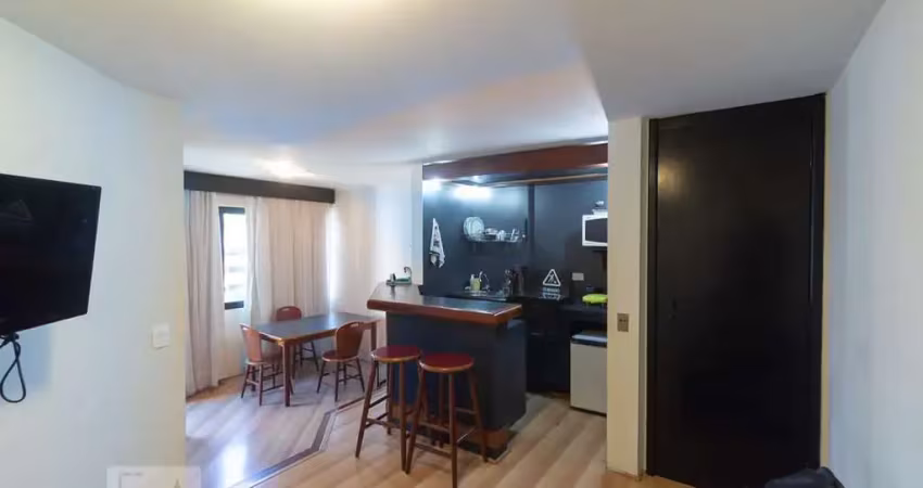 Apartamento para aluguel - brooklin, 1 quarto,  50 m² - são paulo