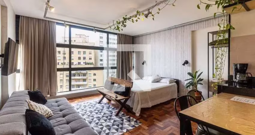 Kitnet / stúdio para aluguel - centro, 1 quarto,  37 m² - são paulo