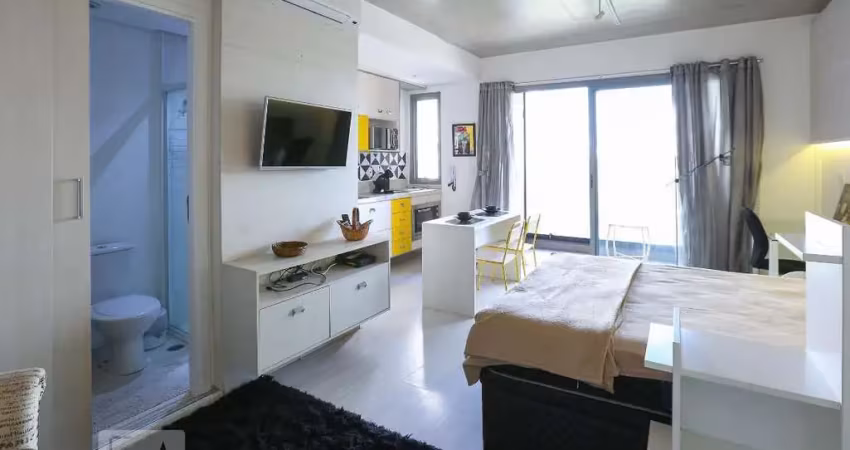 Kitnet / stúdio para aluguel - vila olímpia, 1 quarto,  45 m² - são paulo