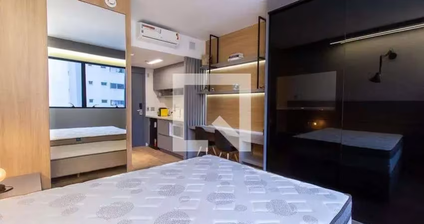 Kitnet / stúdio para aluguel - água verde, 1 quarto,  24 m² - curitiba