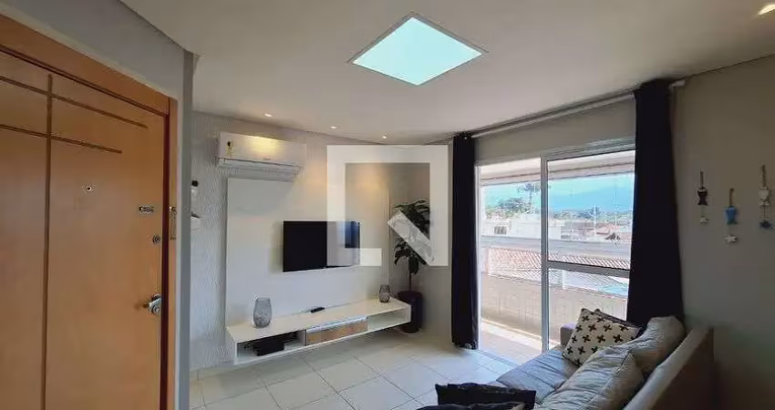 Apartamento para aluguel - vila caiçara, 2 quartos,  71 m² - praia grande