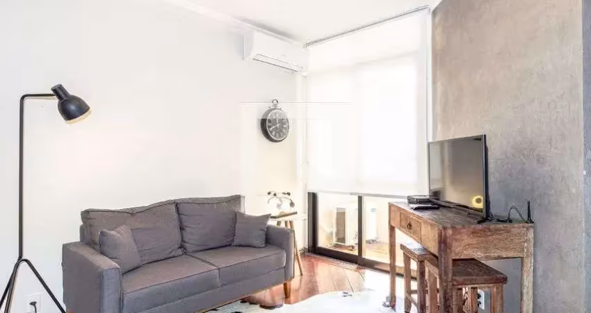 Apartamento para aluguel - moema, 1 quarto,  45 m² - são paulo