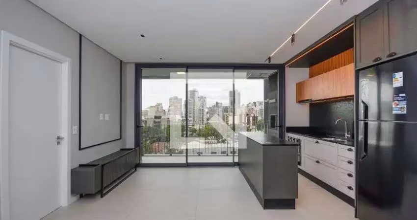 Apartamento para aluguel - batel, 1 quarto,  54 m² - curitiba
