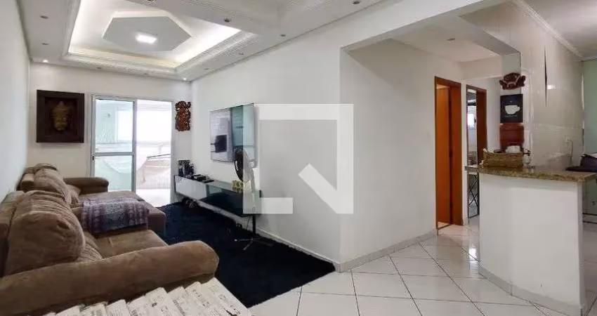 Apartamento para aluguel - maracanã, 2 quartos,  90 m² - praia grande