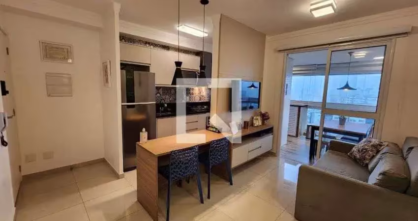 Apartamento para aluguel - ponta da praia, 1 quarto,  48 m² - santos