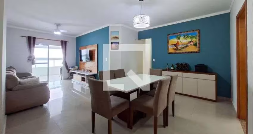 Apartamento para aluguel - guilhermina, 3 quartos,  123 m² - praia grande