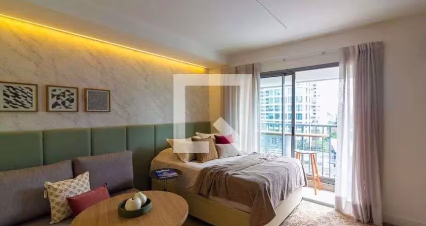 Kitnet / stúdio para aluguel - brooklin, 1 quarto,  24 m² - são paulo