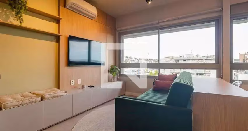 Apartamento para aluguel - menino deus, 1 quarto,  38 m² - porto alegre