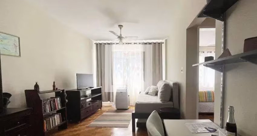 Apartamento para aluguel - josé menino, 1 quarto,  68 m² - santos