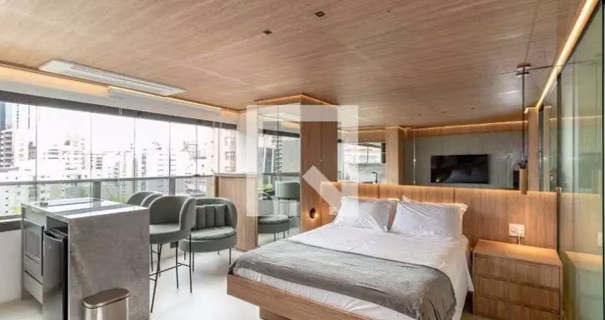 Kitnet / stúdio para aluguel - itaim bibi, 1 quarto,  28 m² - são paulo