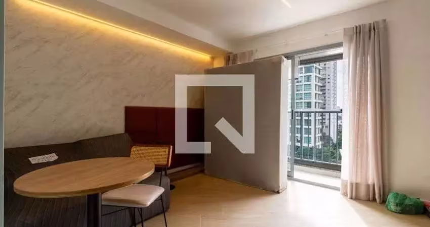 Kitnet / stúdio para aluguel - brooklin, 1 quarto,  24 m² - são paulo