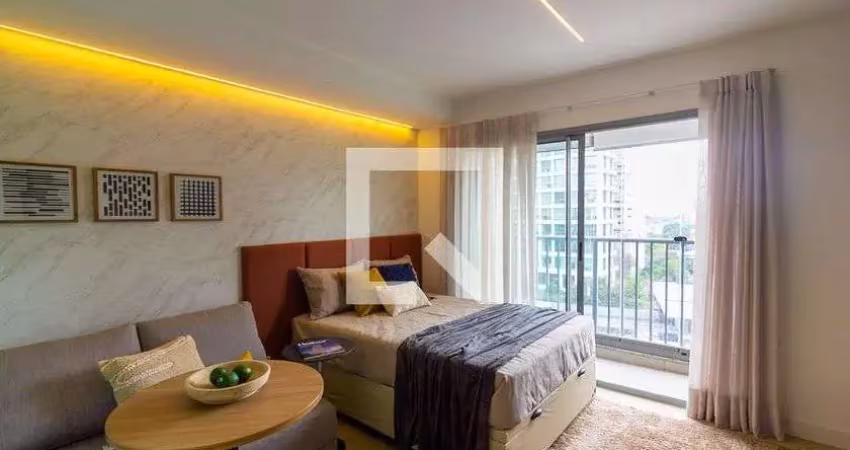 Kitnet / stúdio para aluguel - brooklin, 1 quarto,  24 m² - são paulo