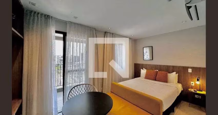Kitnet / stúdio para aluguel - brooklin, 1 quarto,  26 m² - são paulo