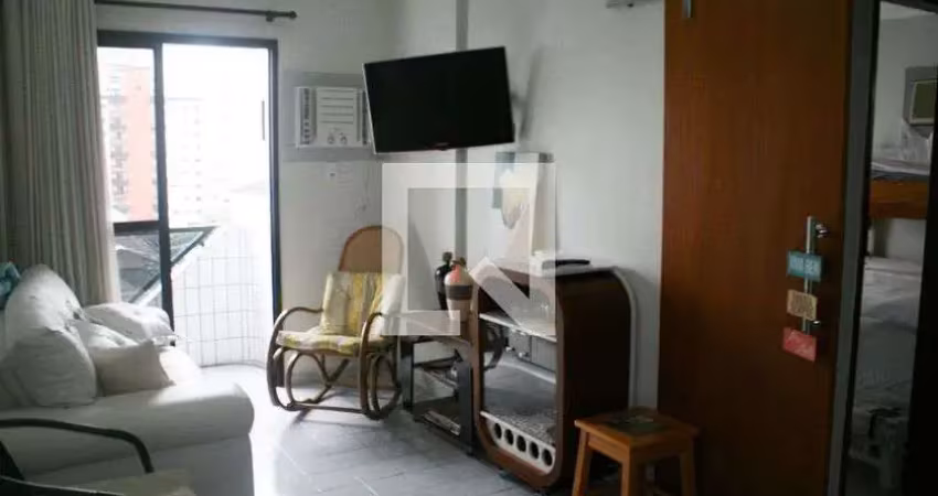 Apartamento para aluguel - canto do forte, 1 quarto,  52 m² - praia grande