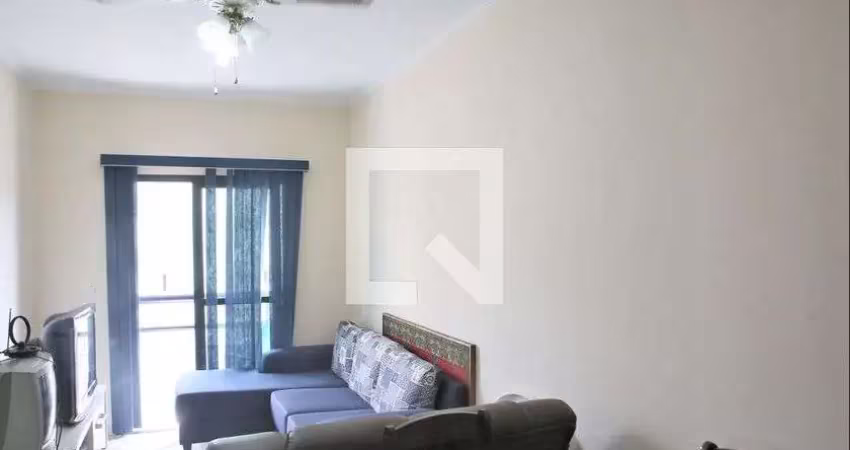 Apartamento para aluguel - guilhermina, 1 quarto,  72 m² - praia grande