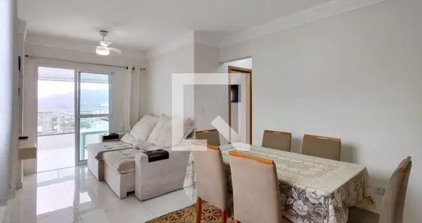 Apartamento para aluguel - vila caiçara, 2 quartos,  136 m² - praia grande