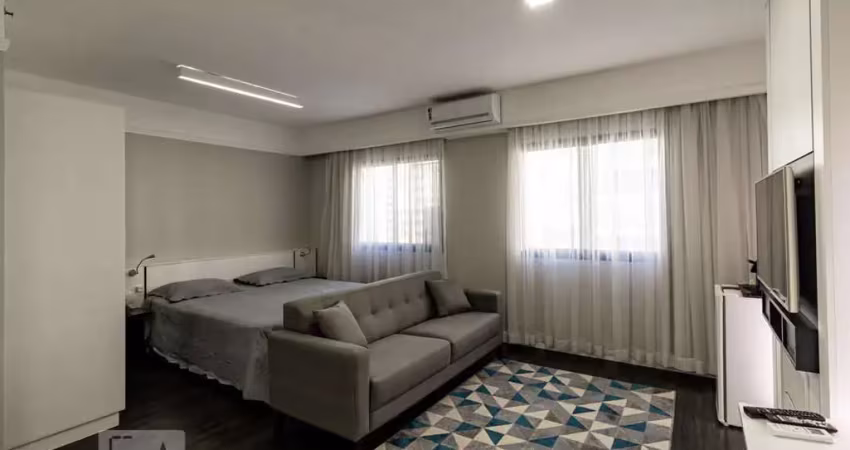 Kitnet / stúdio para aluguel - moema, 1 quarto,  33 m² - são paulo