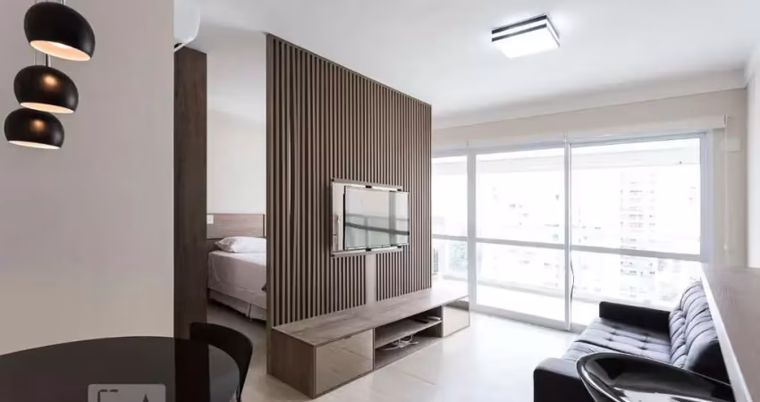 Kitnet / stúdio para aluguel - brooklin, 1 quarto,  50 m² - são paulo