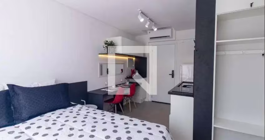 Kitnet / stúdio para aluguel - água verde, 1 quarto,  22 m² - curitiba