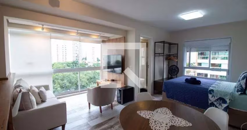 Kitnet / stúdio para aluguel - campo belo, 1 quarto,  33 m² - são paulo