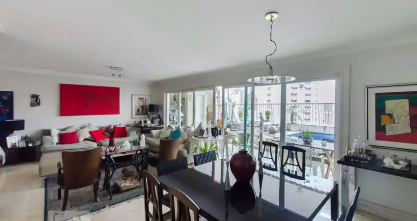 Cobertura para aluguel - real parque, 4 quartos,  367 m² - são paulo