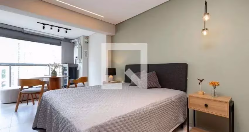 Kitnet / stúdio para aluguel - brooklin, 1 quarto,  32 m² - são paulo