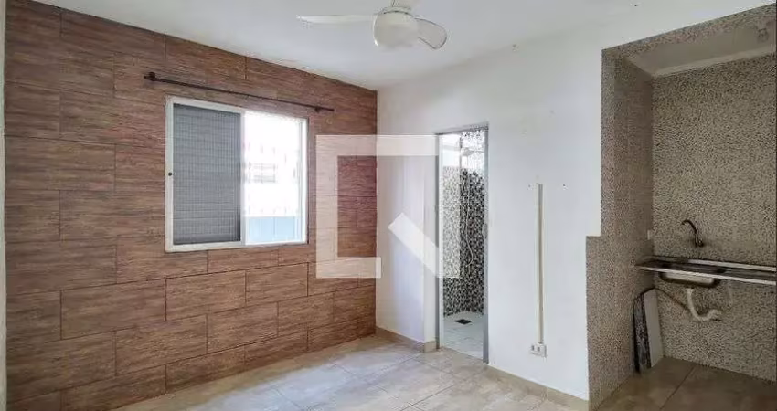 Kitnet / stúdio para aluguel - cidade ocian, 1 quarto,  23 m² - praia grande