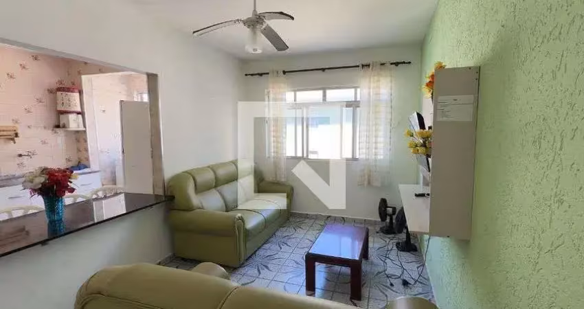 Apartamento para aluguel - aviação, 1 quarto,  52 m² - praia grande