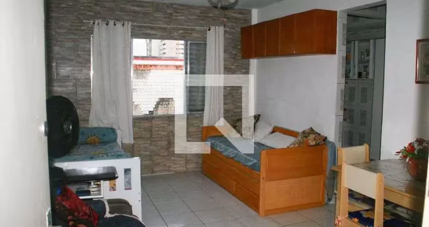 Kitnet / stúdio para aluguel - cidade ocian, 1 quarto,  34 m² - praia grande