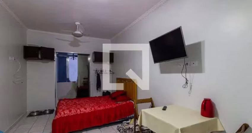 Apartamento para aluguel - nova mirim, 1 quarto,  42 m² - praia grande