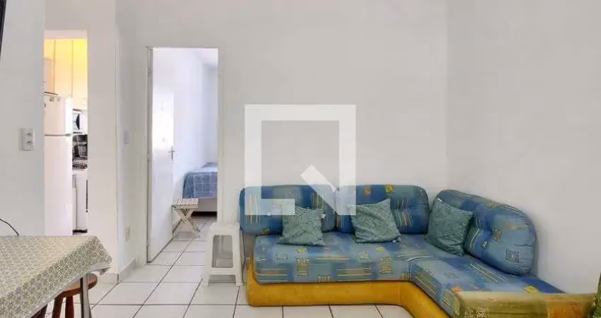 Apartamento para aluguel - cidade ocian, 1 quarto,  45 m² - praia grande