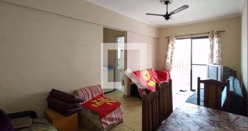 Apartamento para aluguel - vila tupi, 1 quarto,  41 m² - praia grande