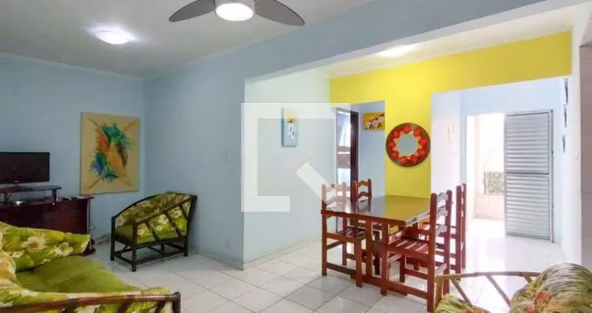 Apartamento para aluguel - maracanã, 1 quarto,  40 m² - praia grande
