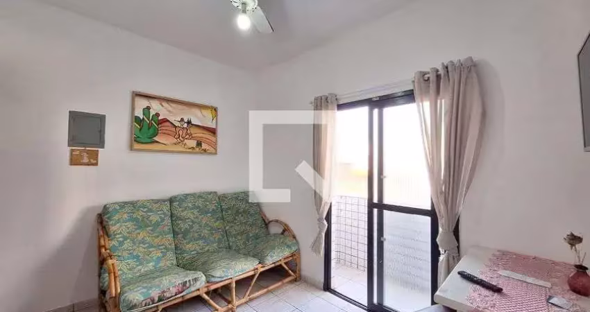 Apartamento para aluguel - vila assunção, 1 quarto,  35 m² - praia grande