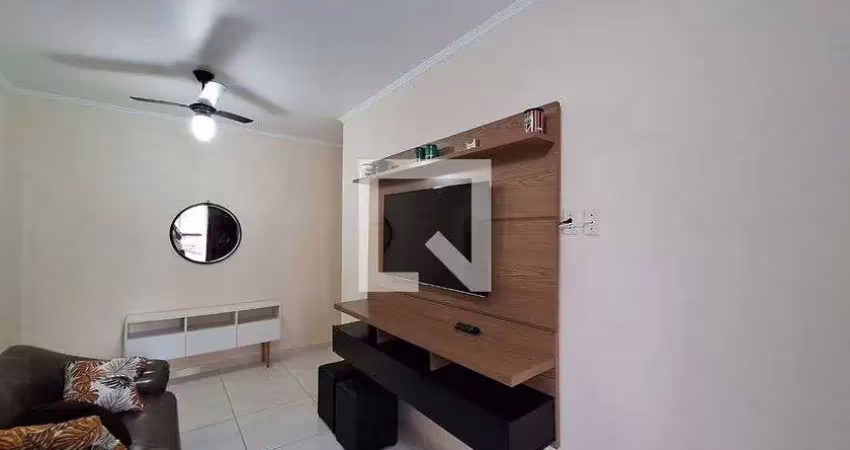 Apartamento para aluguel - aviação, 1 quarto,  50 m² - praia grande