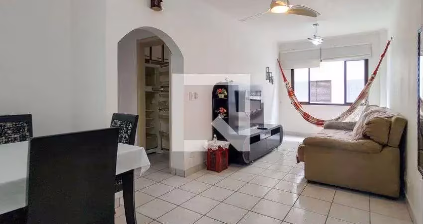 Apartamento para aluguel - vila tupi, 1 quarto,  56 m² - praia grande