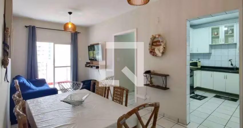 Apartamento para aluguel - nova mirim, 2 quartos,  90 m² - praia grande
