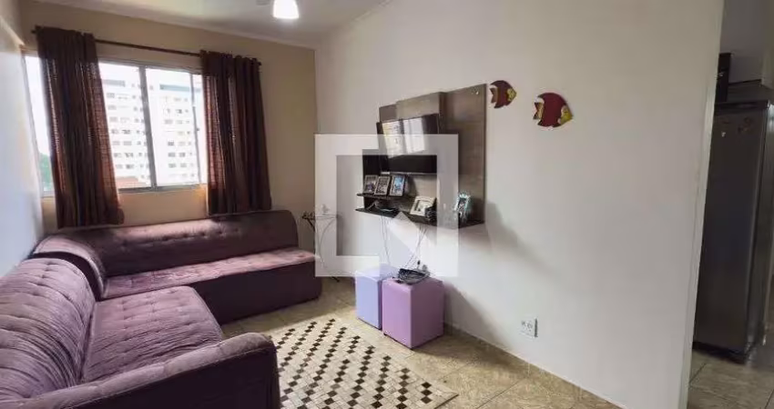 Apartamento para aluguel - vila caiçara, 1 quarto,  72 m² - praia grande