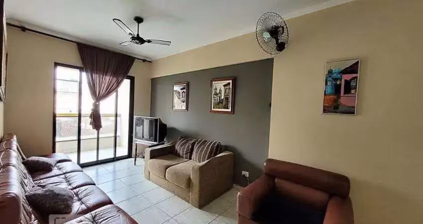 Apartamento para aluguel - aviação, 1 quarto,  54 m² - praia grande