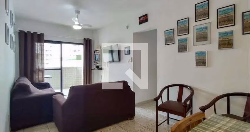 Apartamento para aluguel - cidade ocian, 2 quartos,  75 m² - praia grande