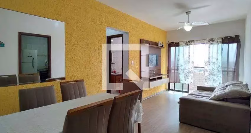 Apartamento para aluguel - maracanã, 2 quartos,  70 m² - praia grande