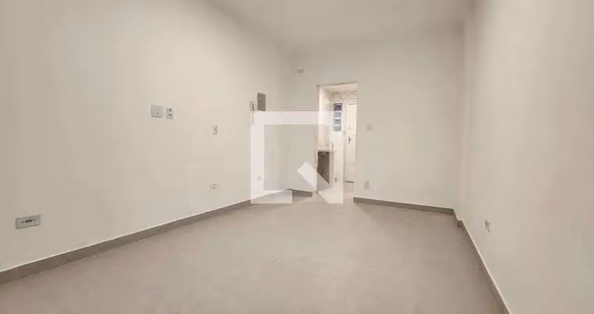Kitnet / stúdio para aluguel - josé menino, 1 quarto,  28 m² - santos