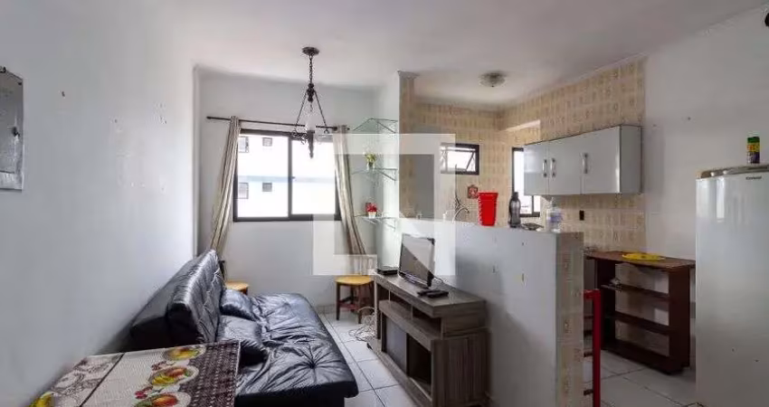 Apartamento para aluguel - cidade ocian, 1 quarto,  25 m² - praia grande