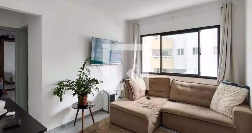 Apartamento para aluguel - guilhermina, 1 quarto,  55 m² - praia grande