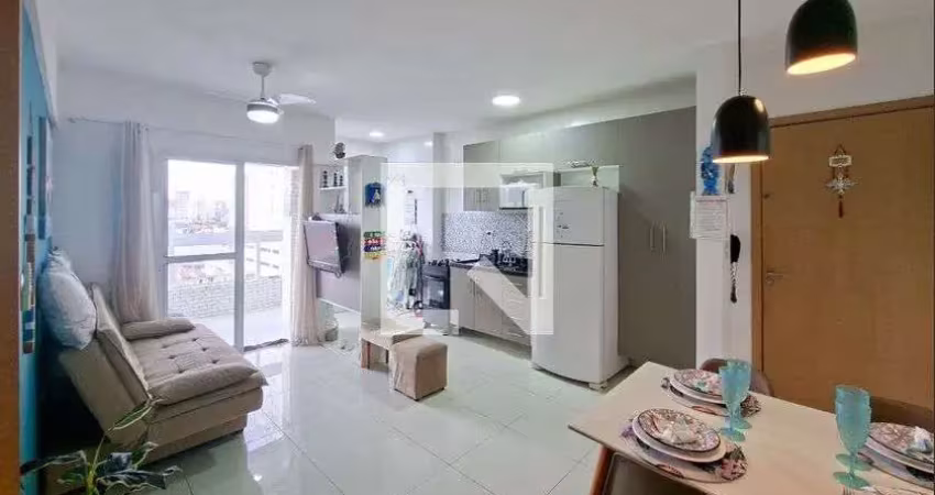 Apartamento para aluguel - vilamar, 1 quarto,  44 m² - praia grande