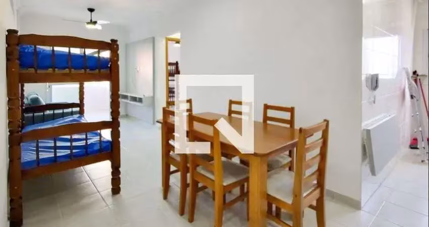 Apartamento para aluguel - nova mirim, 2 quartos,  57 m² - praia grande