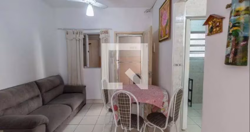 Apartamento para aluguel - guilhermina, 1 quarto,  35 m² - praia grande