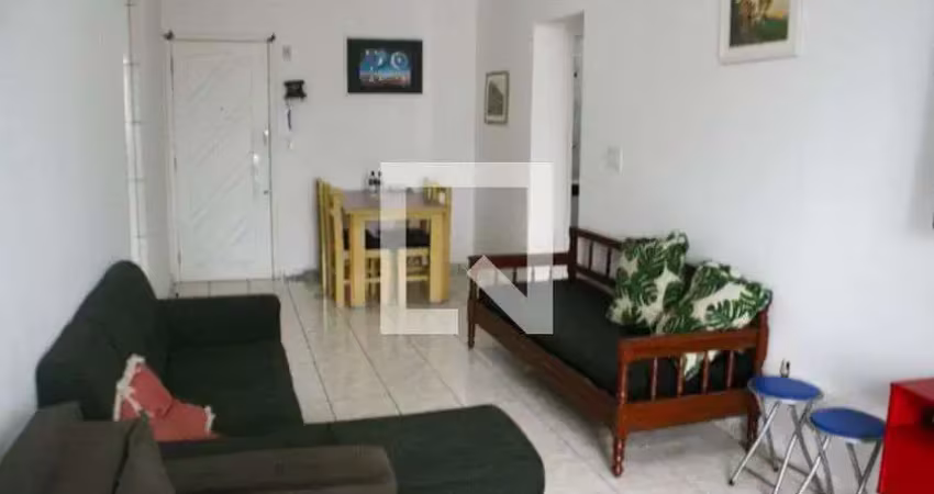 Apartamento para aluguel - cidade ocian, 1 quarto,  68 m² - praia grande