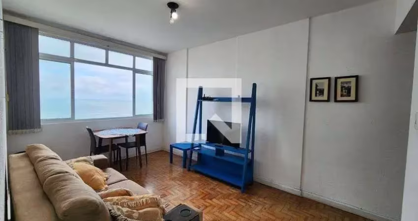 Apartamento para aluguel - josé menino, 1 quarto,  56 m² - santos